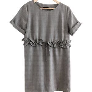 Black and White Plaid Dress PrettyLittleThing Dress 2